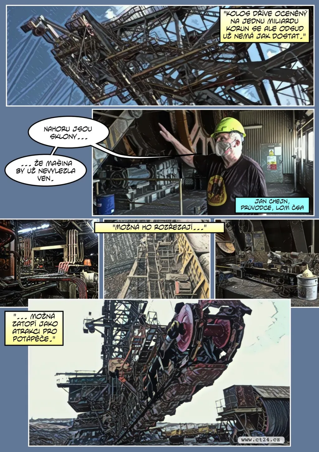 Obří rypadlo se má stát atrakcí pro turisty