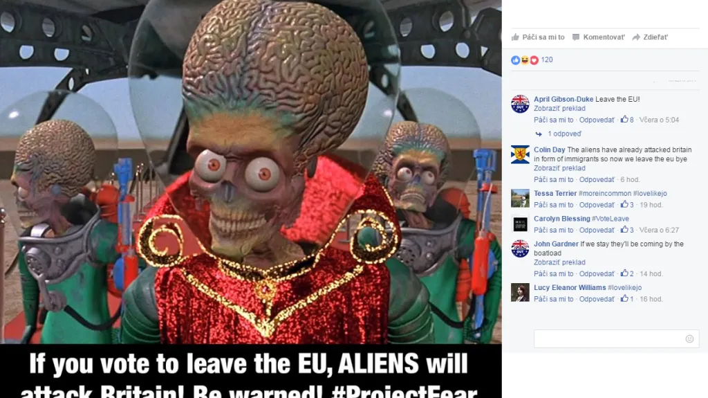 Sociální sítě ovládli mimozemšťané
