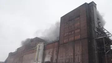 Požár ArcelorMittal Ostrava