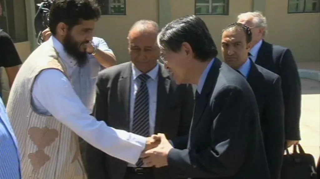 Předseda ICC Sang-Hyun Song v Libyi