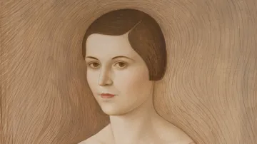 Jan Zrzavý, Portrét slečny Tydlitátové, 1932 (z expozice na zámku v Telči)