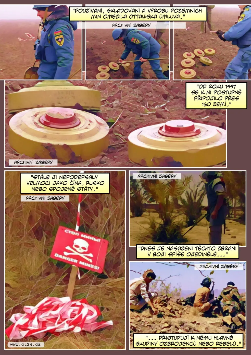 Irácké ženy pomáhají s odstraňováním min