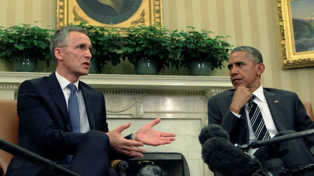 Jens Stoltenberg a Barack Obama