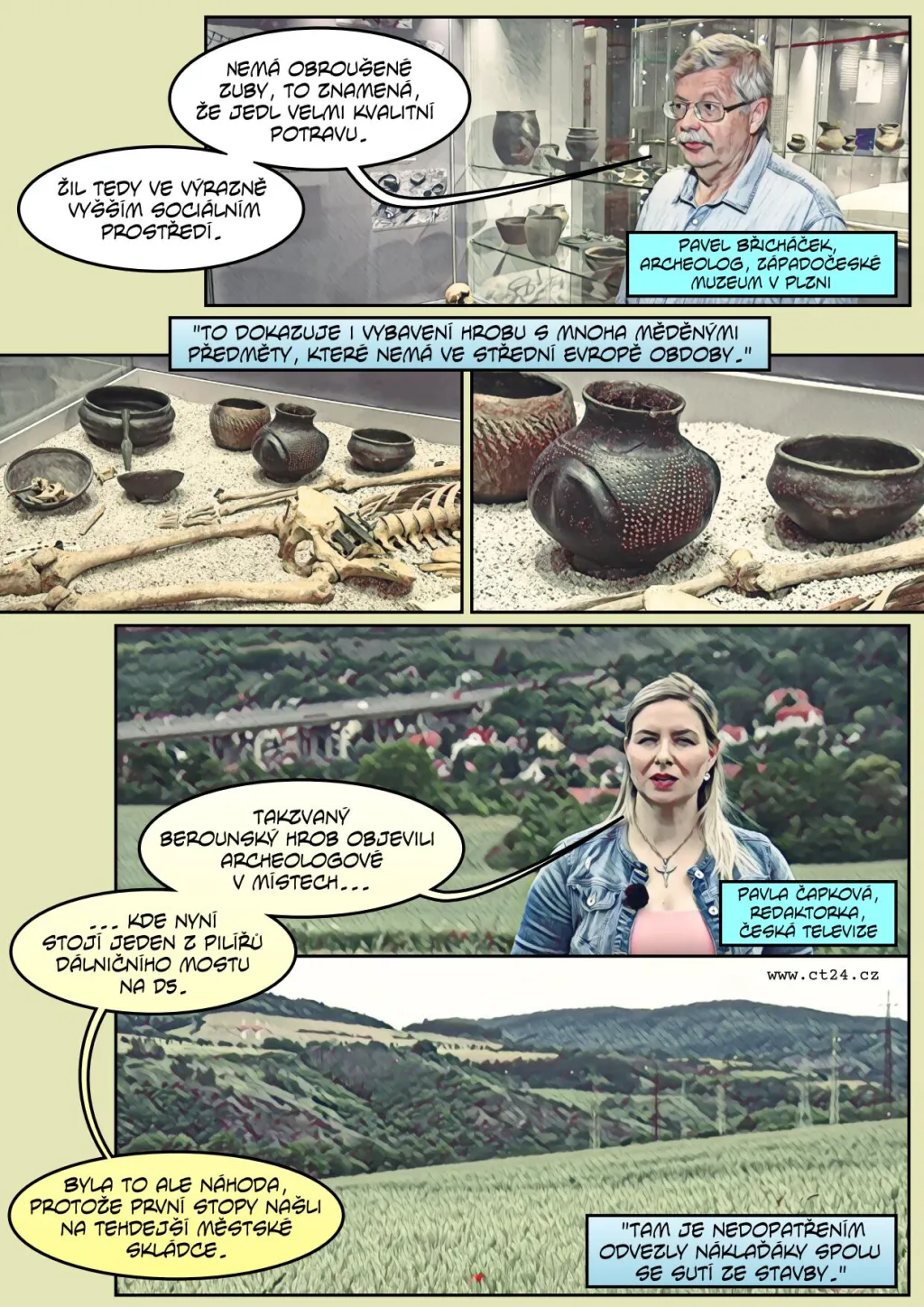 „Beroun“ z prastarého hrobu získal tvář