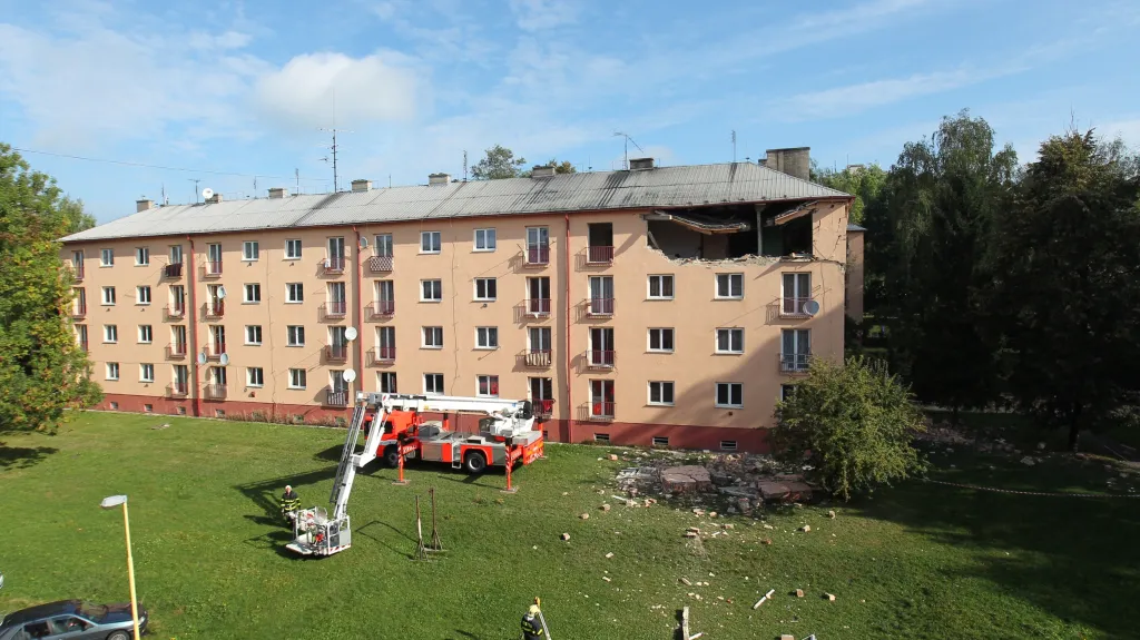 Výbuch plynu v Havířově