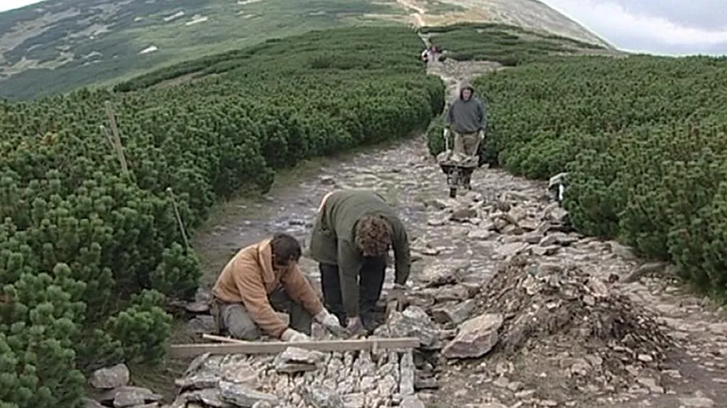 Oprava turistické stezky