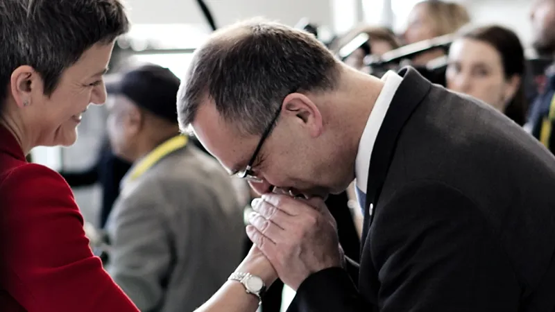 Margrethe Vestagerová a Miroslav Kalousek