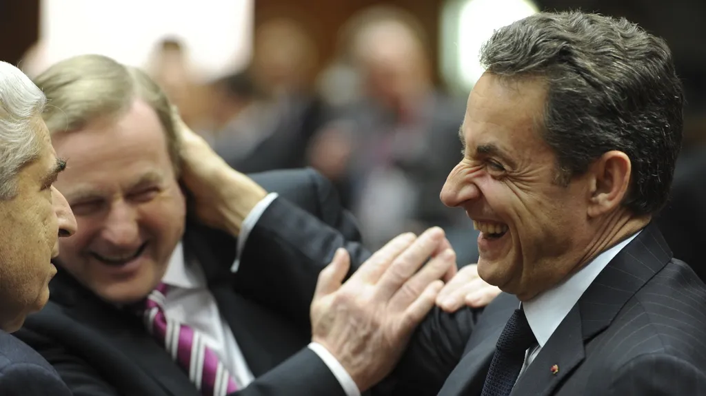 Demetris Christofias, Enda Kenny a Nicolas Sarkozy
