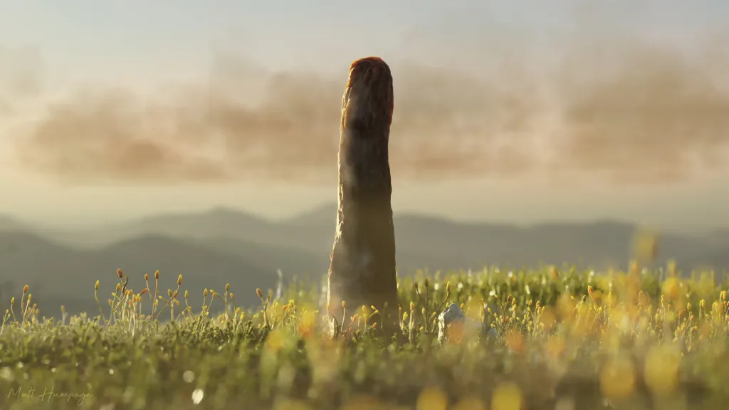 Rekonstrukce vzhledu Prototaxites taiti