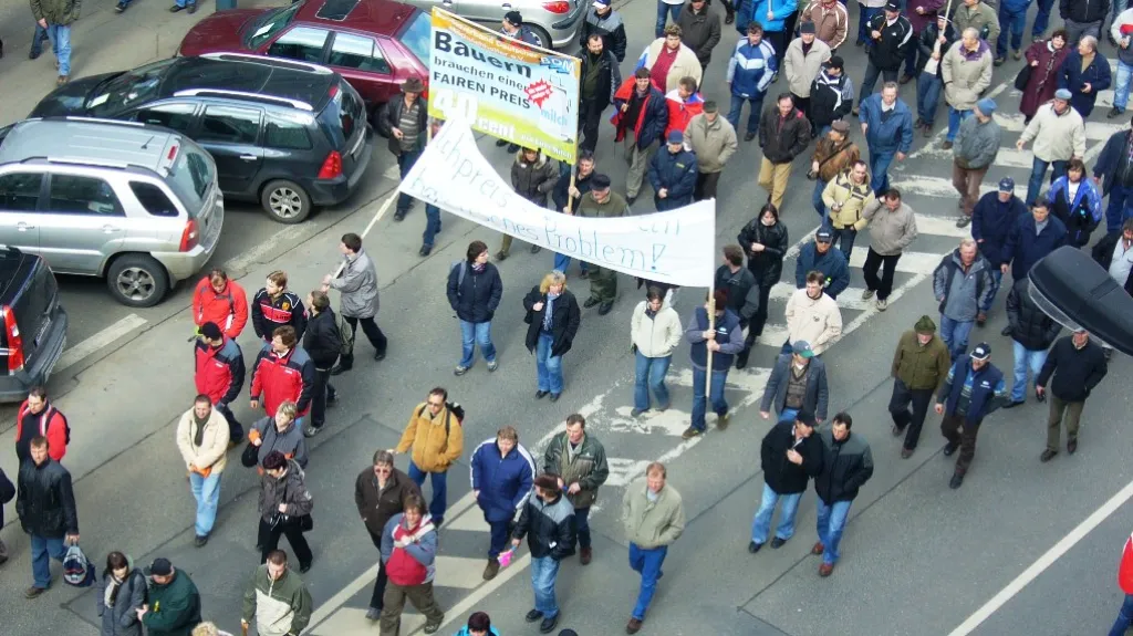 Protesty zemědělců