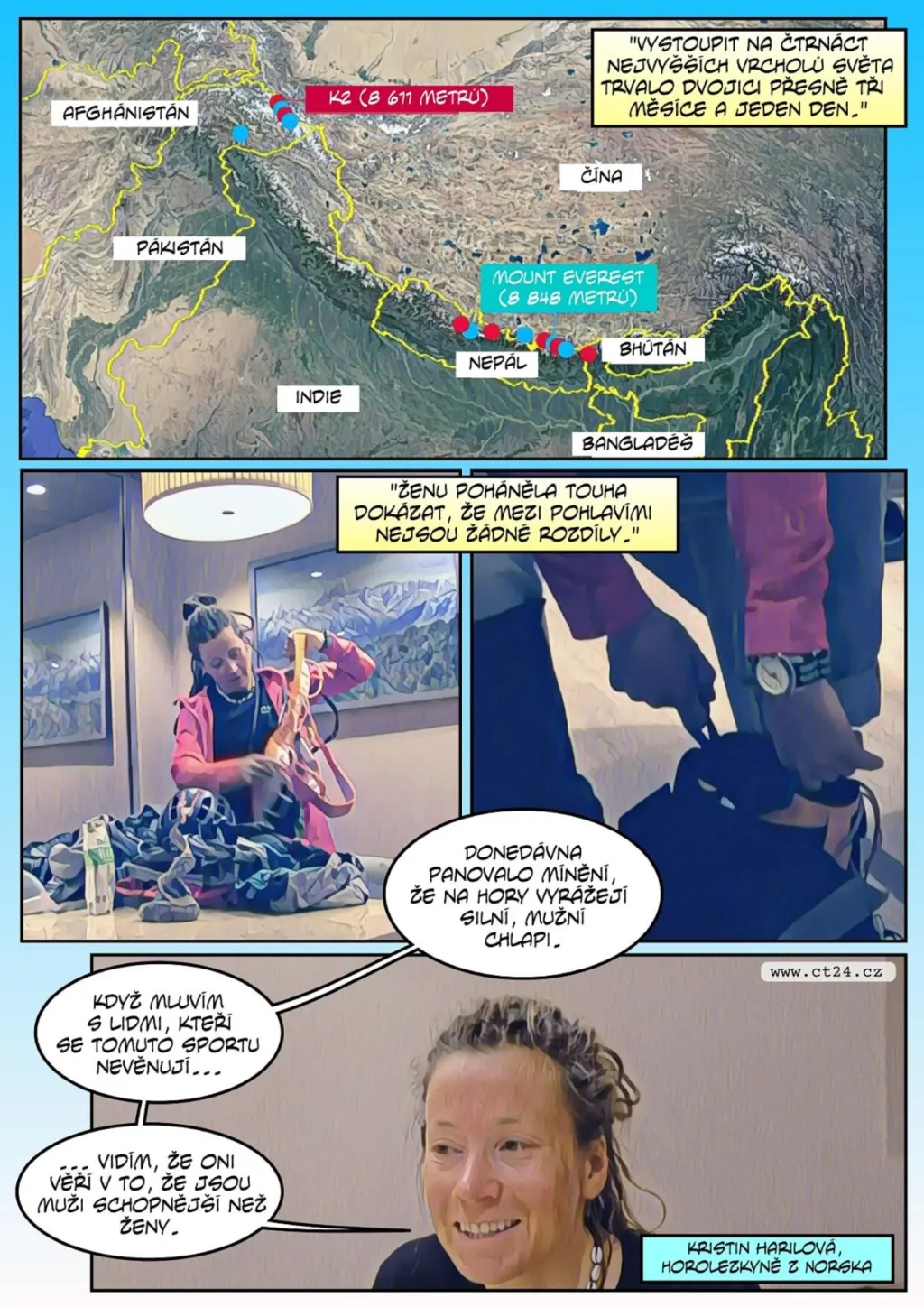 Horolezkyně pokořila rekord