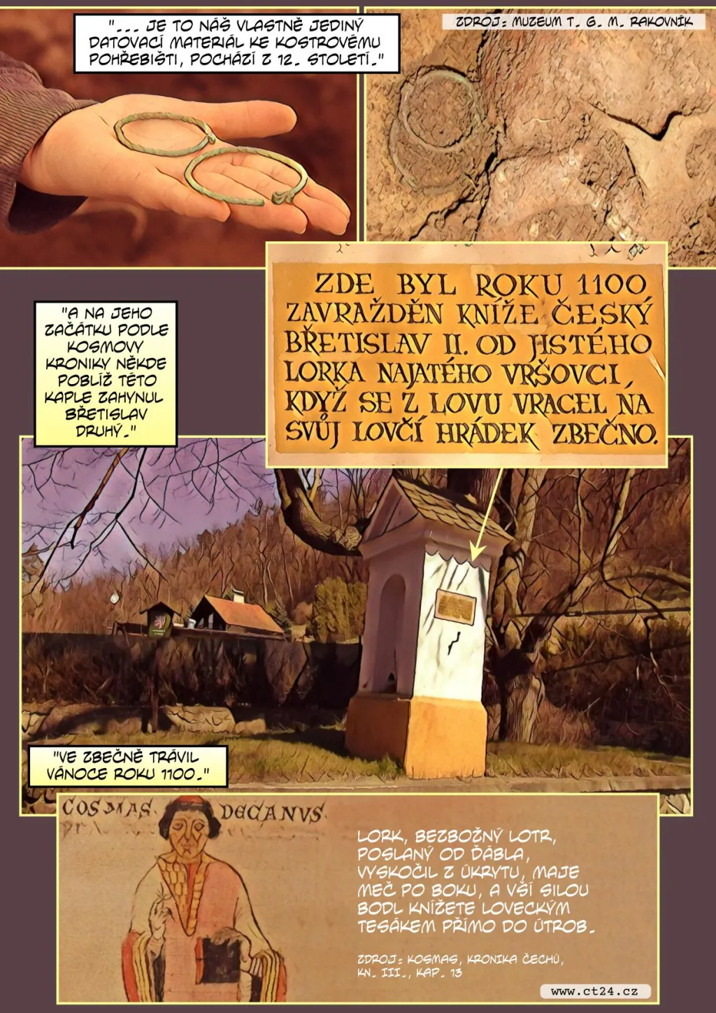 Středověké pohřebiště nedaleko Křivoklátu