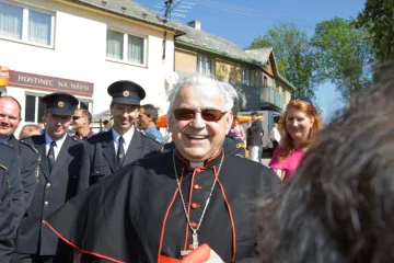 Návštěva kardinála Vlka v Lažišti na Šumavě