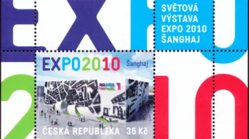 Expo 2010 - známka České pošty