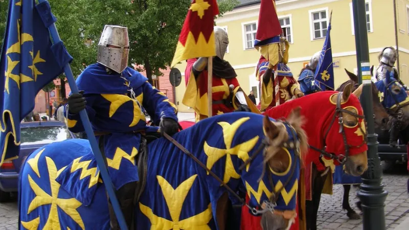 Z vystoupení rytířů v Lounech