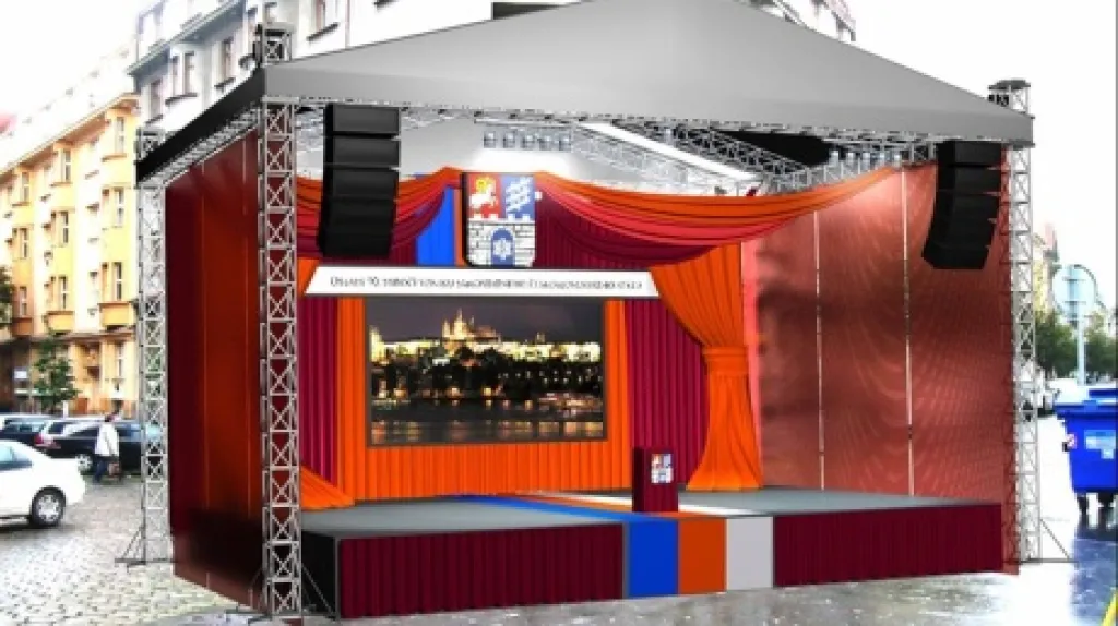 Koncert na Dejvické třídě