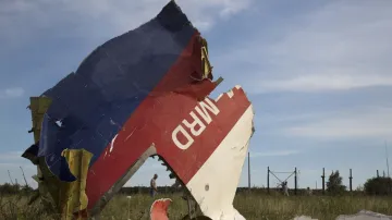Zbytky malajsijského letadla poblíž Doněcku