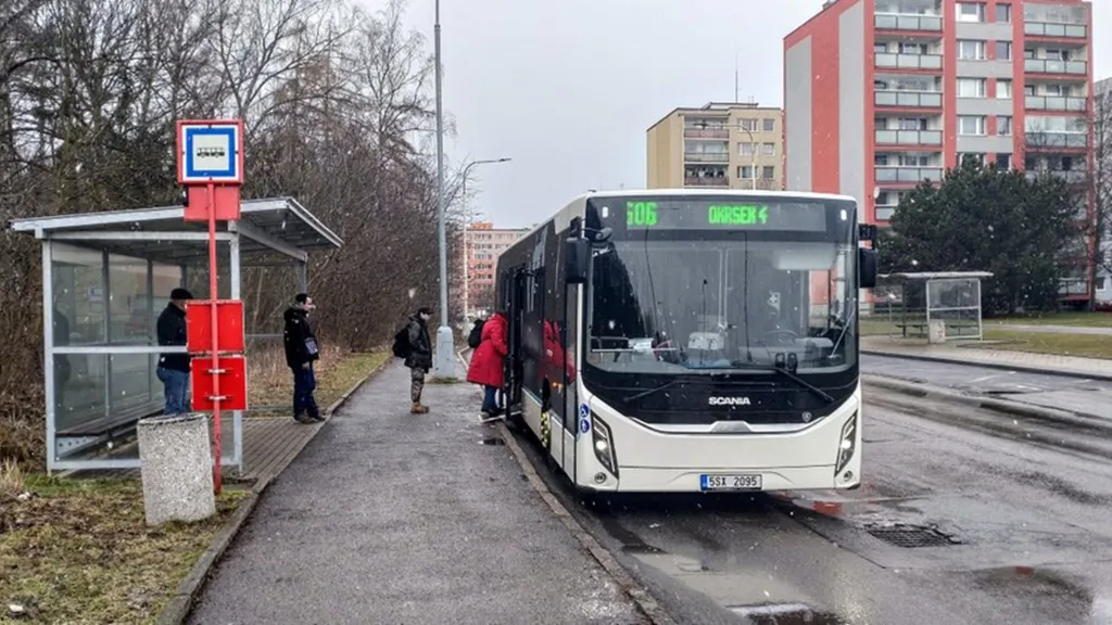 Autobus ČSAD MHD Kladno