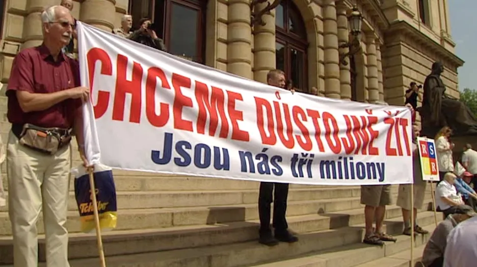 Demonstrace důchodců
