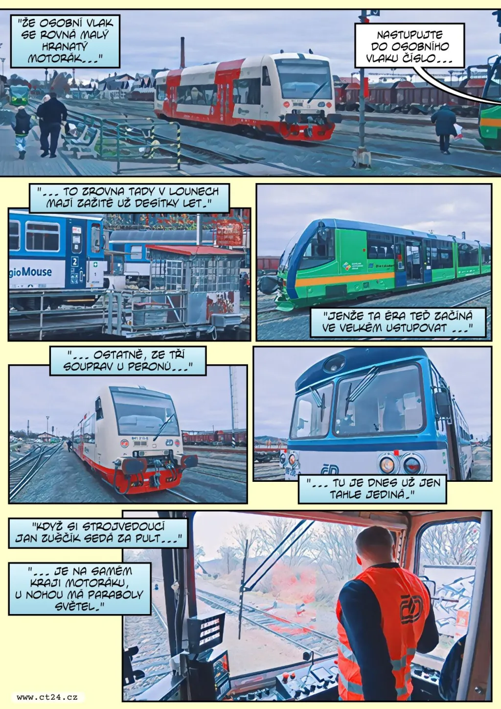 Staré motorové vlaky jdou do důchodu