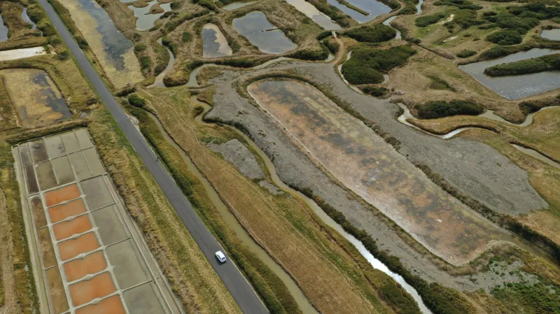 Solná pole v Bourgneuf-en-Retz