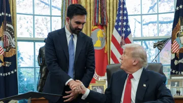 Americký prezident Donald Trump a zvolený starosta New Yorku Zohran Mamdani