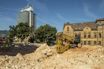 Bývalé sídlo libereckých strážníků mizí. Prozatím tam má být parkoviště