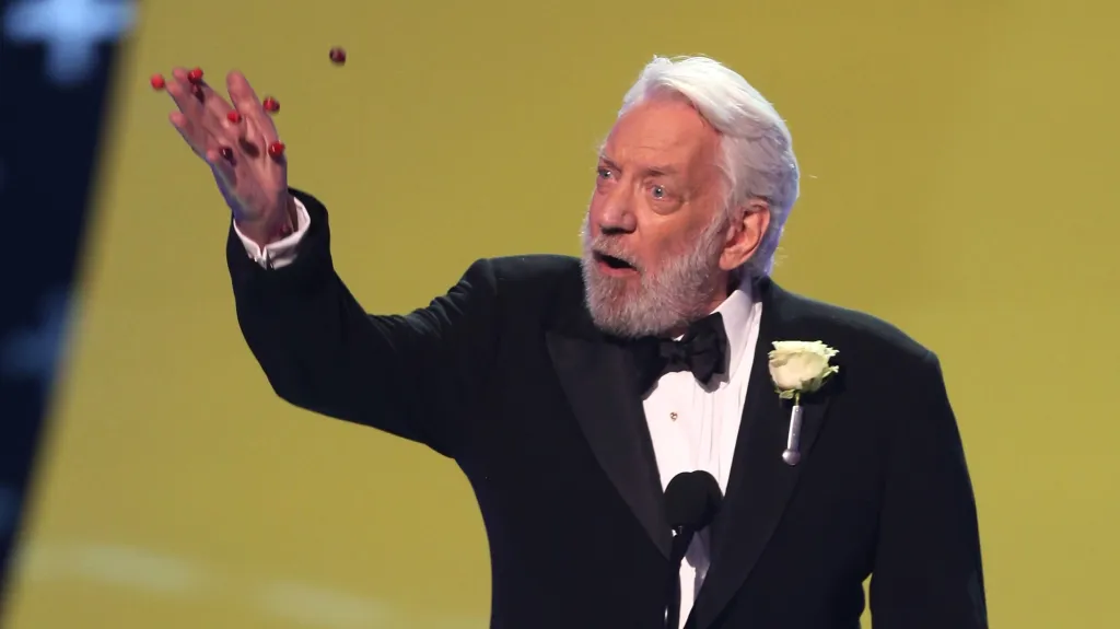 Donald Sutherland na večeru Teen Chois Awards