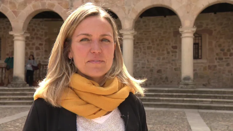 Starostka města Sigüenza v provincii Guadalajara María Jesús Merinová