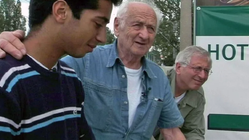 Arnošt Lustig se synem Josefem a vnukem