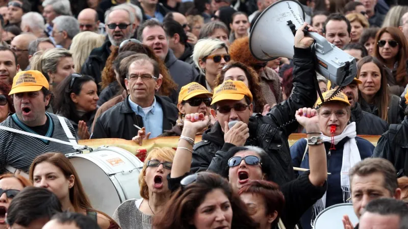 Demonstrace v Řecku