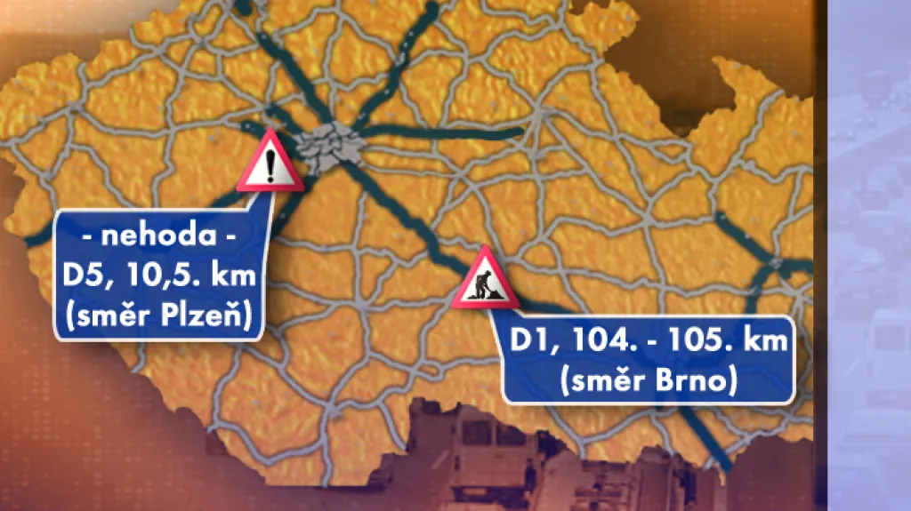 Dopravní situace ve středu 16. 7. 2008