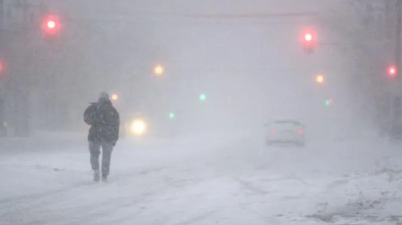 Sněhová vánice ve Filadelfii