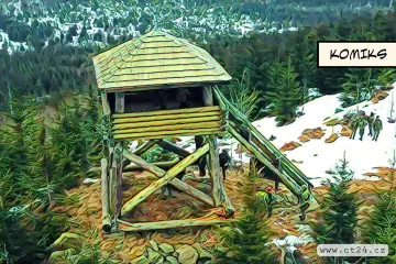 Rozhlednu na Knížecím stolci vyhodili do povětří