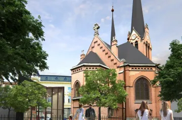 Červený kostel byl skladištěm knih. Do dvou let ho kraj opraví, otevře se však už tento týden