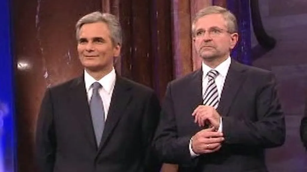 Werner Faymann a Wilhelm Molterer