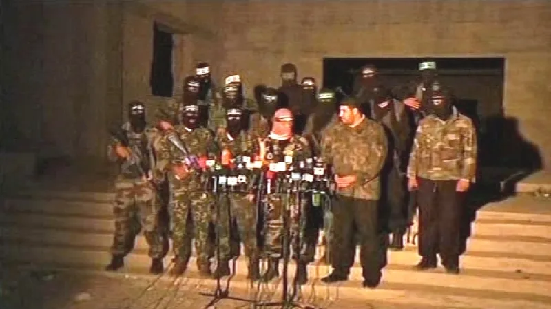 Členové palestinských militantních skupin