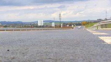 Nově otevřená část jihovýchodního obchvatu Jihlavy