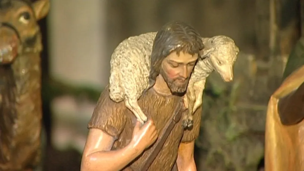 Pastýř v betlémě