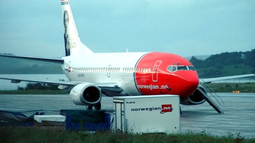 Letadlo společnosti Norwegian Air Shuttle