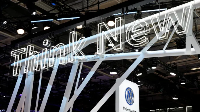 Představení nového elektrického auta firmy Volkswagen na autosalónu v Paříži
