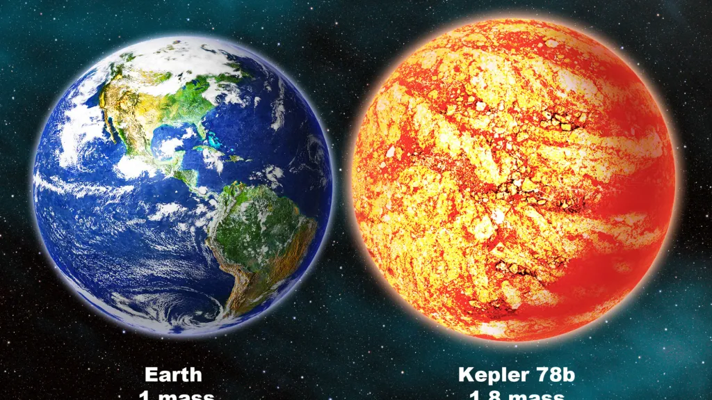 Vědci objevili planetu velmi podobnou Zemi - Kepler 78b