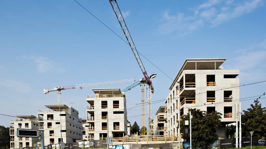 Stavebnictví - ilustrační záběr