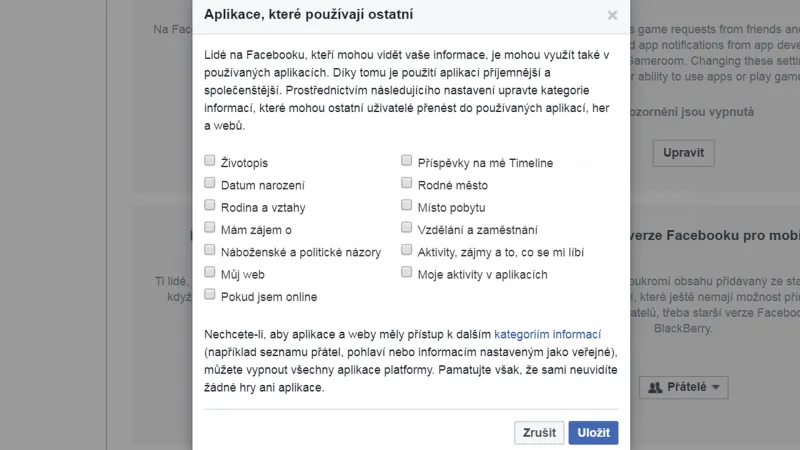 Aplikace, které používají ostatní