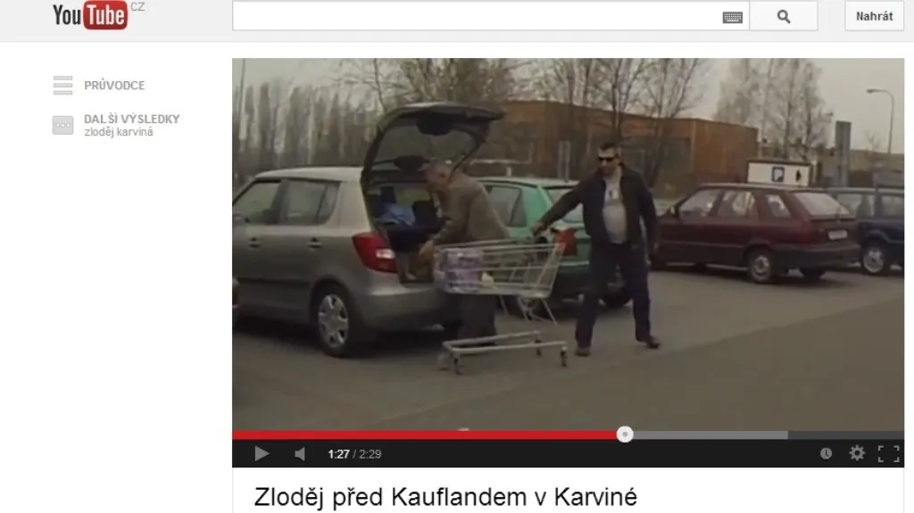 Video se zlodějem