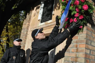 Připomínka vzniku samostatného státu v Lounech