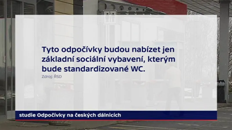 Studie Odpočívky na českých dálnicích