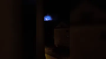 Bouřka nad Novým Strašecím