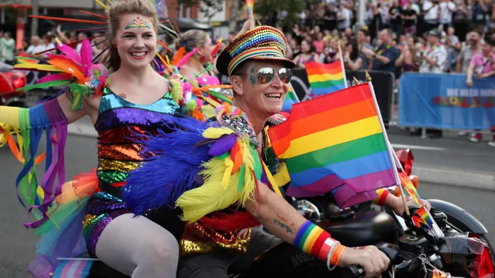 Fotografie z loňského průvodu Mardi Gras v Sydney