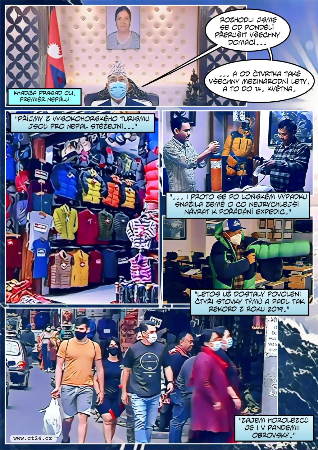 Koronavirus na nejvyšší hoře světa